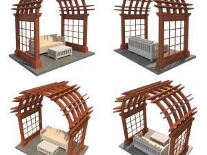 pergola 4 3D Model