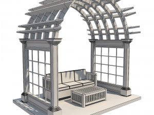 pergola 4 3D Model