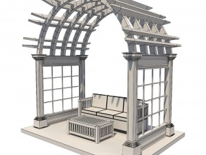 pergola 4 3D Model