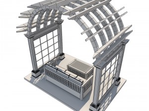 pergola 4 3D Model