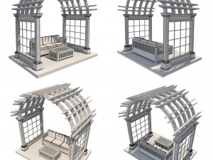 pergola 4 3D Model