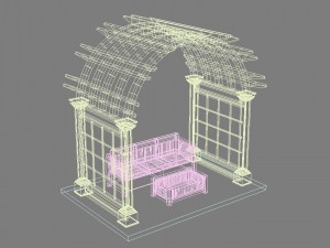 pergola 4 3D Model