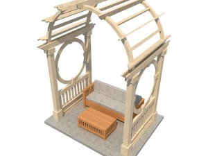 pergola 5 3D Model