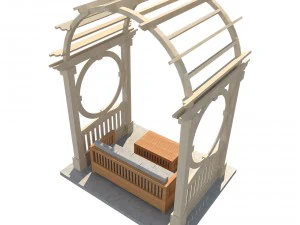 pergola 5 3D Model