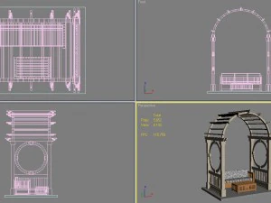 pergola 5 3D Model