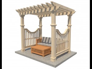 pergola 6 3D Modell