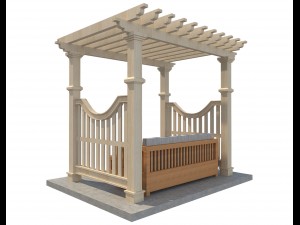 pergola 6 3D Modell