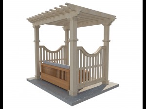pergola 6 3D Modell