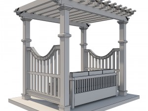 pergola 6 3D Modell