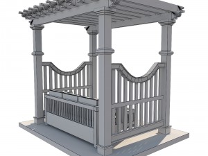 pergola 6 3D Modell