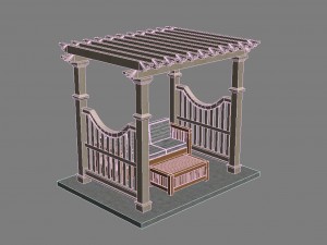 pergola 6 3D Modell
