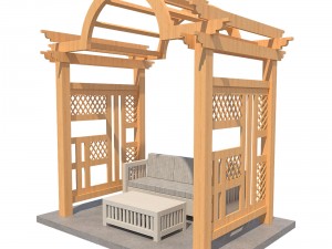 pergola 7 3D मॉडल
