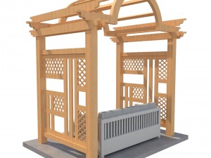 pergola 7 3D मॉडल