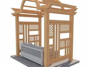 pergola 7 3D मॉडल