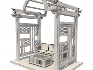 pergola 7 3D मॉडल