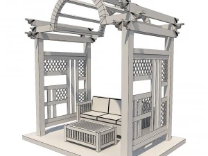 pergola 7 3D Model