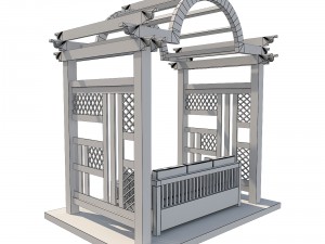 pergola 7 3D मॉडल