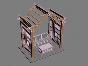 pergola 7 3D मॉडल
