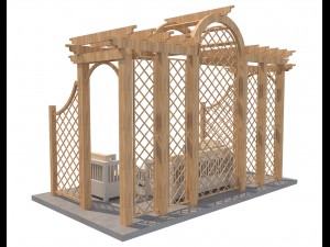 pergola 8 3D मॉडल