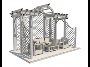 pergola 8 3D Model