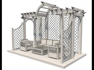 pergola 8 3D Model