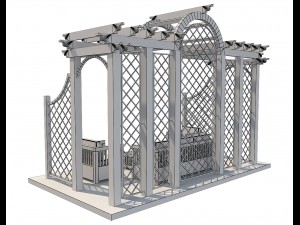 pergola 8 3D मॉडल