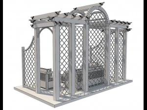 pergola 8 3D Model