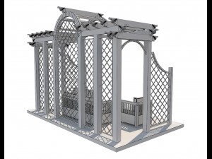 pergola 8 3D मॉडल