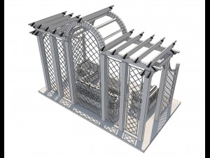 pergola 8 3D मॉडल