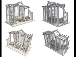 pergola 8 3D Model