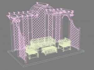 pergola 8 3D मॉडल