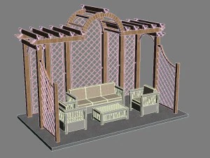 pergola 8 3D Model