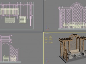 pergola 8 3D मॉडल