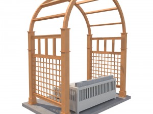 pergola 9 3D मॉडल