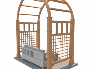 pergola 9 3D मॉडल