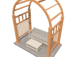 pergola 9 3D Model