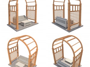 pergola 9 3D मॉडल