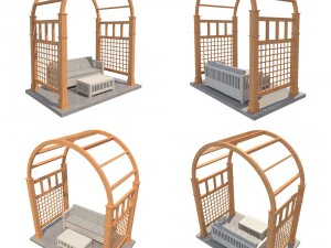 pergola 9 3D Model