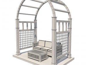 pergola 9 3D मॉडल