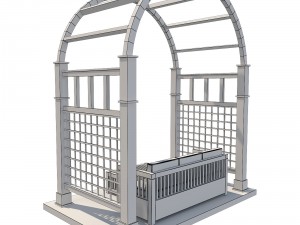 pergola 9 3D मॉडल