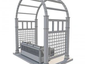 pergola 9 3D Model