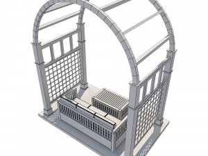 pergola 9 3D मॉडल