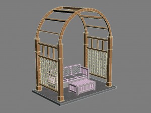 pergola 9 3D मॉडल