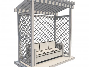 pergola 10 Modèle 3D