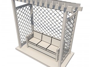 pergola 10 Modèle 3D