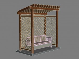 pergola 10 Modèle 3D