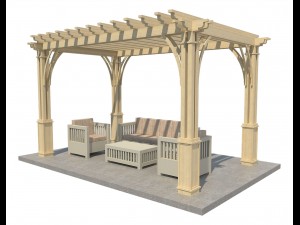pergola 12 3D मॉडल
