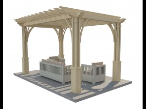 pergola 12 3D मॉडल