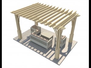 pergola 12 3D मॉडल