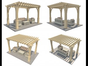 pergola 12 3D मॉडल